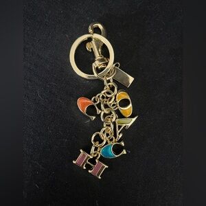 New Chic Gold and Multicolor Keychain/Bag Charm